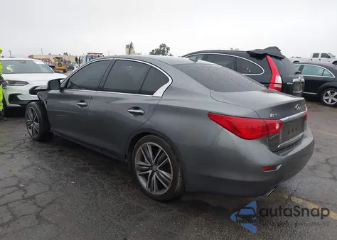 2015 Infiniti Q50 Sport из США, поврежденный, VIN JN1BV7AP3FM333148